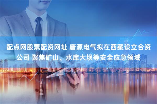 配点网股票配资网址 唐源电气拟在西藏设立合资公司 聚焦矿山、水库大坝等安全应急领域